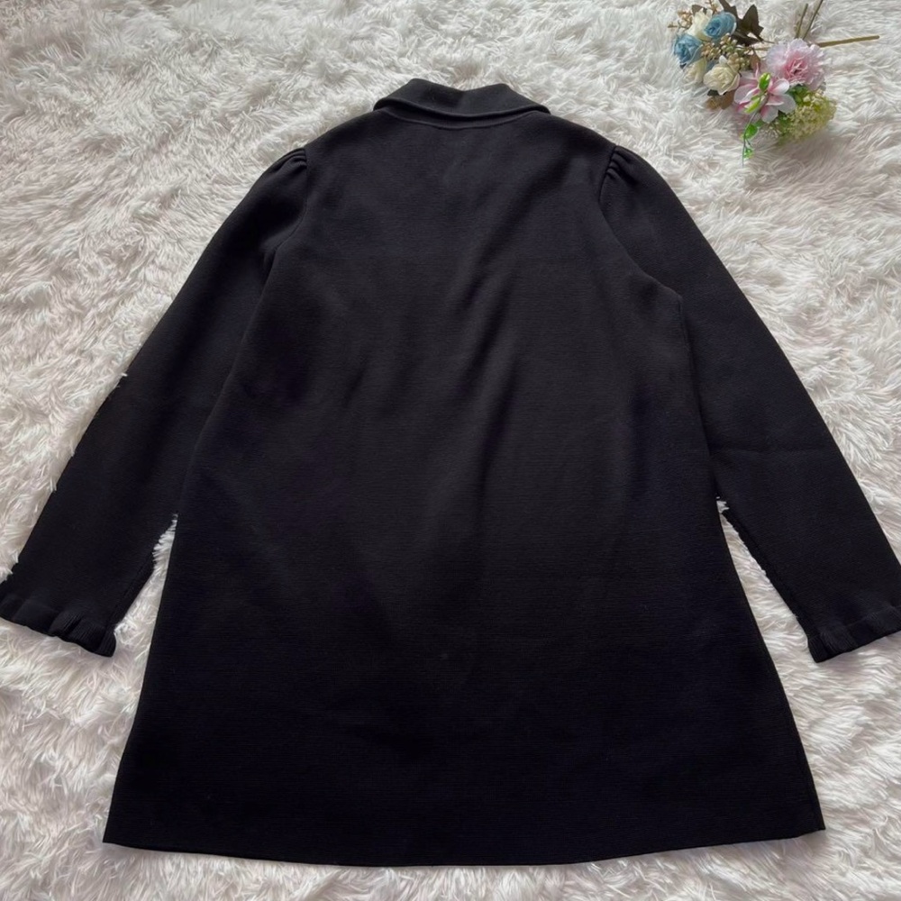 NWT Kate Spade Ruffle Sweater Jacket - Single Button - Picture 9 of 10